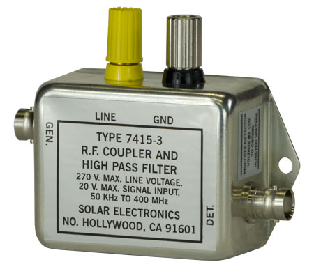Solar Type 7415-3 RF Coupler and High Pass Filter