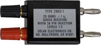 Solar Type 2903-1 25 Ω ± 1% Series Resistor